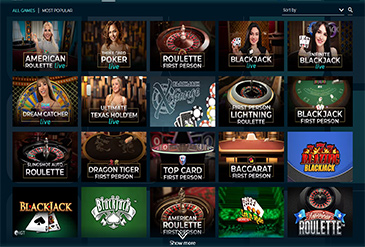 Gokken aanbieding bij Ocean Online Casino.