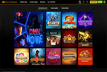 Spelaanbod bij Pala Casino.