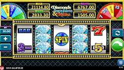 Diamanten, saffieren en Rubbies in goudklomp.