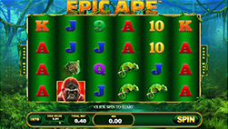 Slot Epic Ape bij Betsson