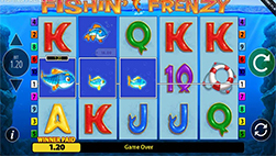 Fishin ' Frenzy bij Party Casino.
