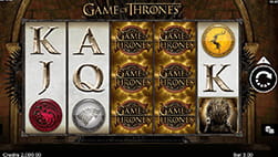 De Game Of Thrones slot op Wanabet