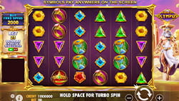 De slotpoort van Olympus bij Betsson.