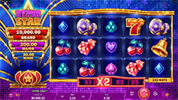 De Hyper Star slot op Strendus