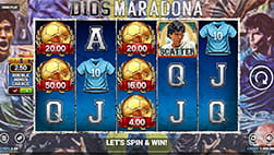 Maradona Slots op Playzee
