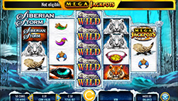 Siberian Storm Mega Jackpots Slots bij Casino WynnBet Michigan