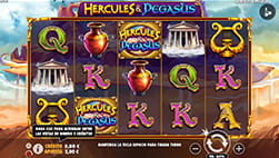 Hercules en Pegasus slots bij Luckia casino.