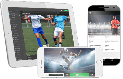 Sportmarkten voor vrouwenvoetbal beschikbaar op Betway op verschillende mobiele apparaten.
