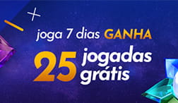 Banner reclame een Portugese gratis spins bonus voor online casino ' s in Portugal.