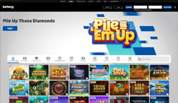 Betway 's promotie aanbod voor online casino' s in Chili.