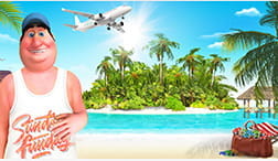 Banner reclame speciale bonussen bij online casino ' s in El Salvador.