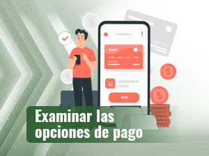 Identificeer de beschikbare betaalmethoden.