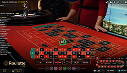 Live Franse roulette van Evolution.