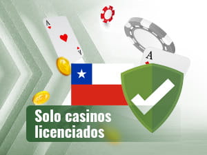 Zoek naar online casino ' s met geldige vergunningen in Chili.