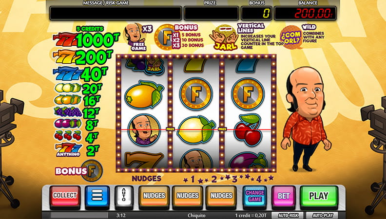 Demo spel van de slot Chiquito.