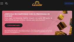 Reclame banner van het loyaliteitsprogramma beschikbaar bij Casimba online casino voor Belarus.