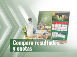 Vergelijk resultaten en odds