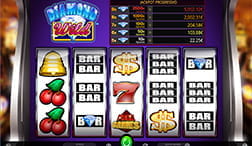 iSoftBet Diamond Wilds slot met 5 rollen.
