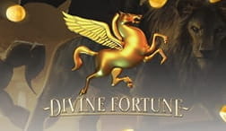 Divine Fortune jackpot slot logo.