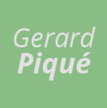 Gerard Piqué central van FC Barcelona.