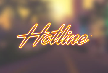 Cover van de Hotline slot, beschikbaar bij online casino ' s.