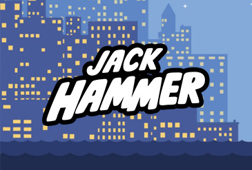 Cover van de Jack Hammer slot, beschikbaar bij online casino ' s.