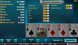 Jacks or Better Video poker ontwikkeld door de provider Red Rake.