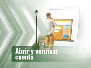 Open een account en verifieer uw identiteit