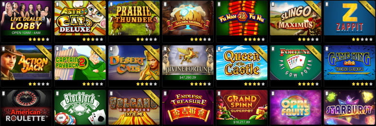 Covers van enkele van de beste online slots beschikbaar bij online casino ' s in Puerto Rico.