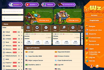 Wazamba sportweddenschappen sectie