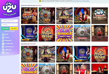 Live casino spellen bij PlayUZU in België