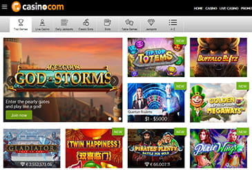 Alle soorten games om van te genieten Casino.com