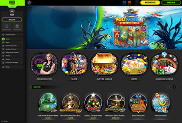 Sectie pagina van 888casino Mexico