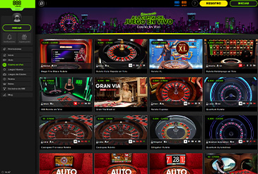 888casino live games aanbieding Mexico