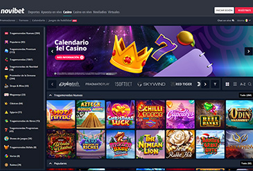 Novibet Mexico casino sectie pagina