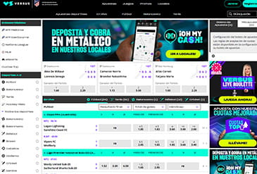 Sportweddenschappen selectie van VERSUS.