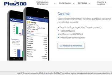 Tools voor de Plus500 mobile.