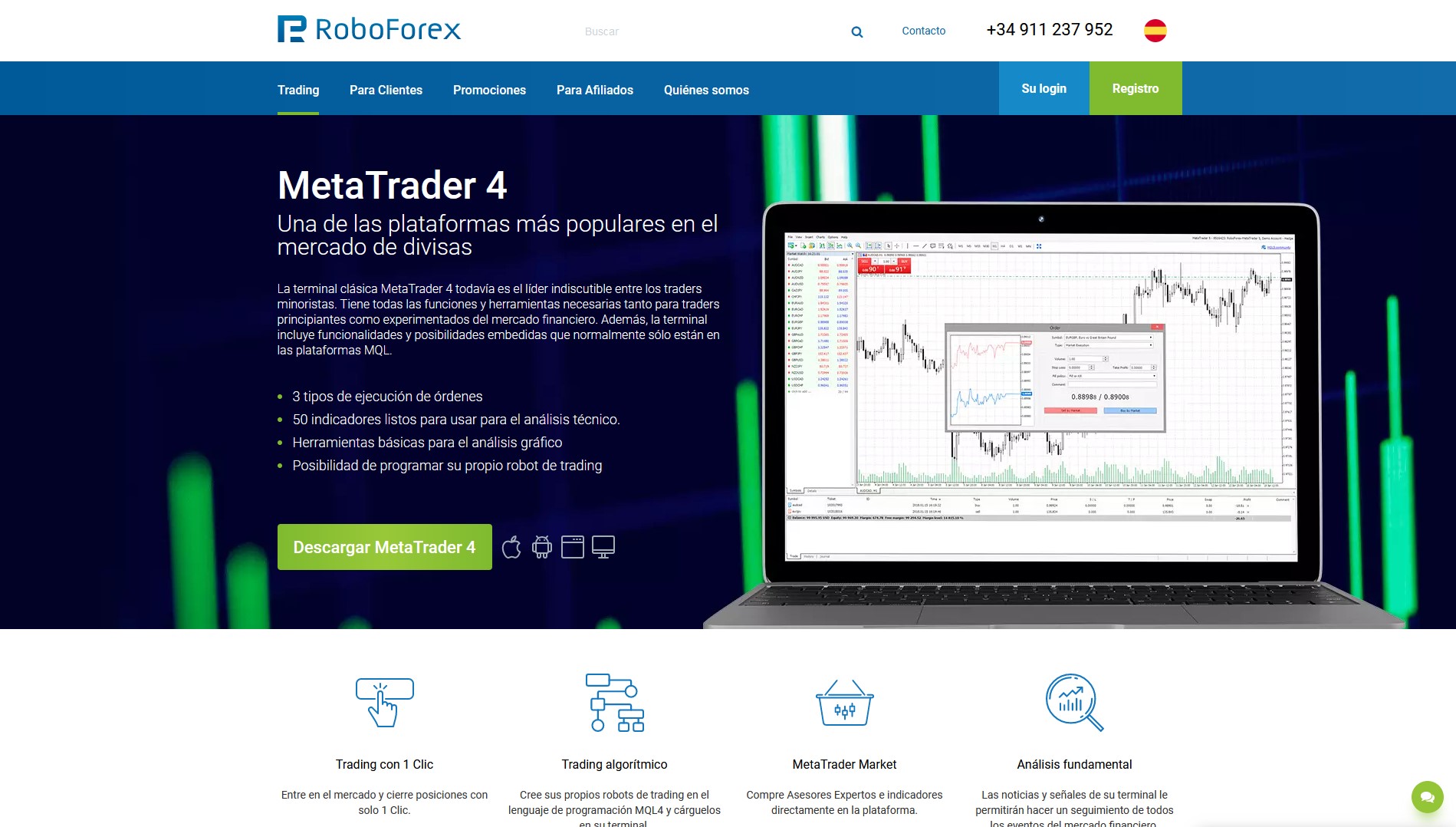 Aanbieding beschikbaar op Roboforex