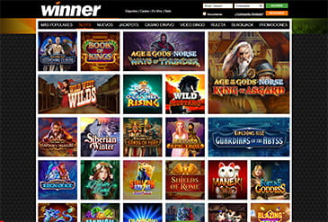Catalogus van casino games in Winner