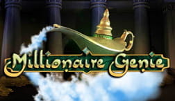 Cover van de Millionaire Genie slot met jackpots voor Puerto Rico online casino ' s.