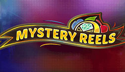 Cover van de Mystery Reels jackpot slot voor online casino ' s.