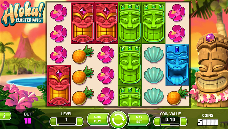 Demo spel van de Aloha slot! Cluster Pays