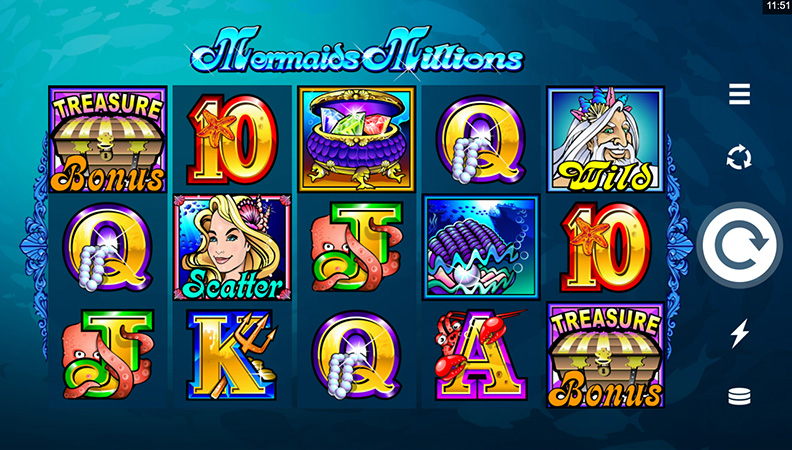 Demo spel van de slot Mermaids Millions