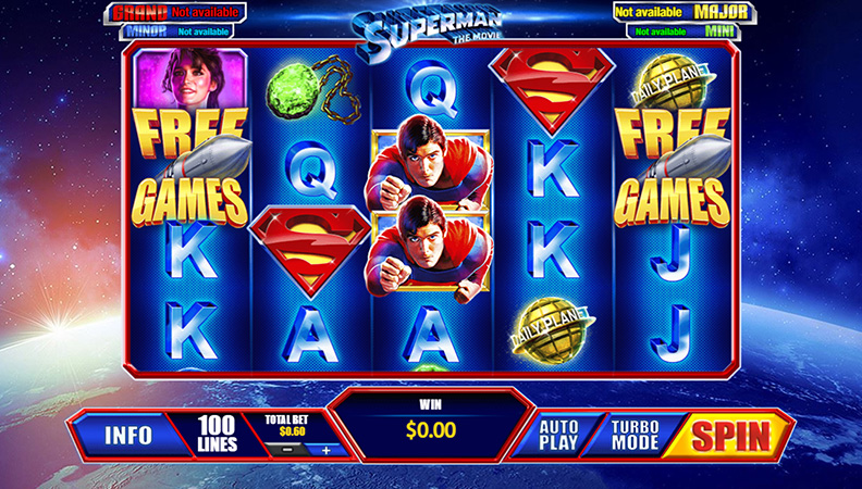 Demo van de Superman slot.