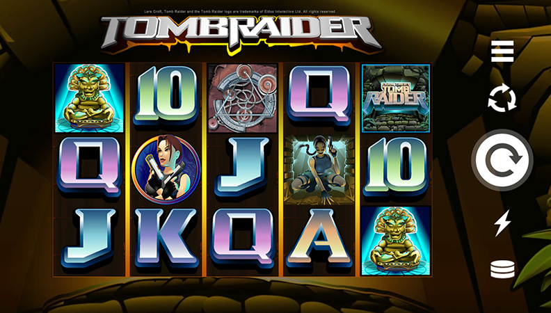 Demo van de Tomb Raider slot.