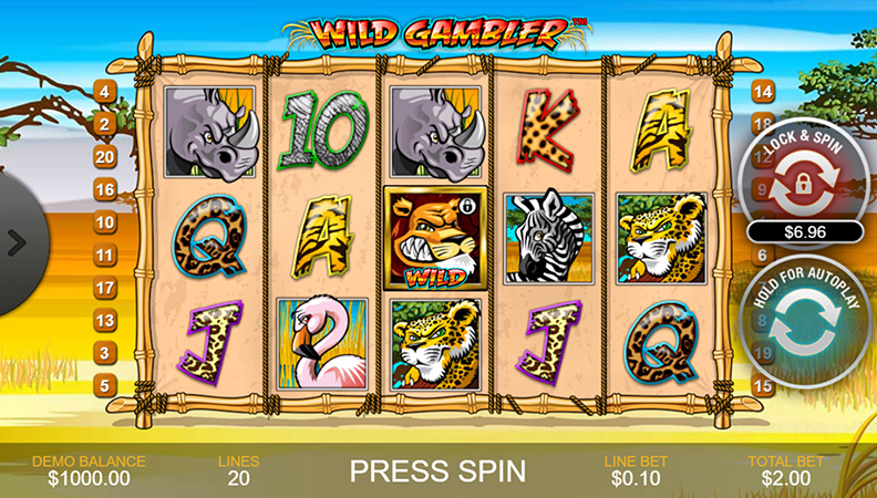 Demo spel van de Wild Gamble slot