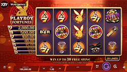 Playboy Fortunes bij 21Casino