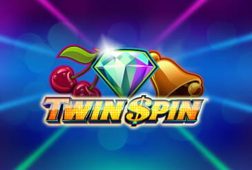 De cover van de Twin Spin slot, beschikbaar bij online casino ' s.