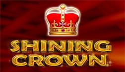 Cover van de Shining Crown slot met jackpot voor Guatemala online casino ' s.
