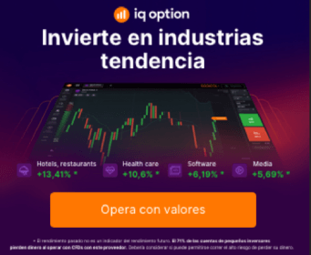 IQ Option broker reclame banner